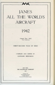 Jane's All the World's Aircraft 1942