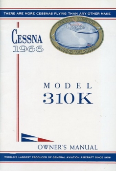Cessna 1966 Model 310K Owner's Manual