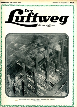 Der Luftweg - 1920 Heft 28/29: früher Luftpost - Illustrierte Zeitschrift für Luftverkehr und Flugsport