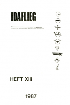 idaflieg - Heft XIII 1987: Vorträge des IDAFLIEG-Treffens 1987