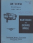 Mobile Preview: Maintenance and Overhaul Manual for Continental Motors Corporations Aircraft Engines Model O-470-A