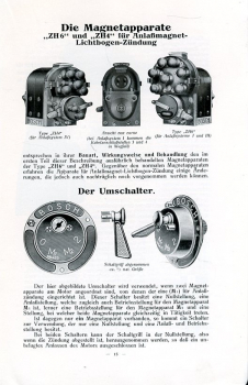 Preview: Bosch Lichtbogen-Zündung Typen "ZH6" und "ZH4" für 6- und 4-Zylinder-Flugmotoren: und Anlaßmagnet-Lichtbogen-Zündung in Verbindung mit den Typen "ZH6" und "ZH4"