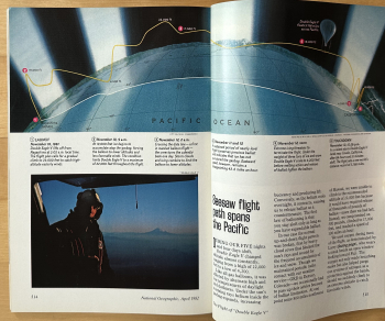 Preview: First Across the Pacific: The Flight of "Double Eagle V": National Geographic 1982 -  4