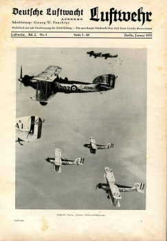 Deutsche Luftwacht - Ausgabe: Luftwissen und Luftwehr 1935 gebunden: Zeitschrift für Luftfahrttechnik und -forschung