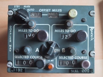 Boeing 720 / 707 Doppler Navigation Computer Panel