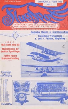 Flugsport 1932 Heft 03 v. 03.02.1932
