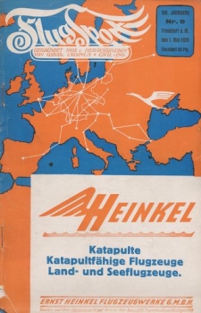 Flugsport 1929 Heft 09 v. 01.05.1929: Illustrierte technische Zeitschrift und Anzeiger für das gesamte Flugwesen