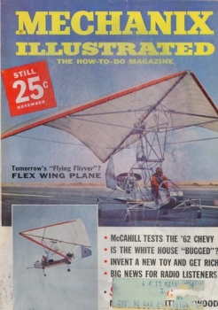 Mechanix Illustrated 1961-11: Flex Wing Plane
