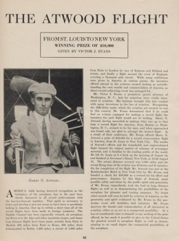 Special Bulletin of Patent Buyers 1915: "The Atwood Flight - From St. Louis to New York"