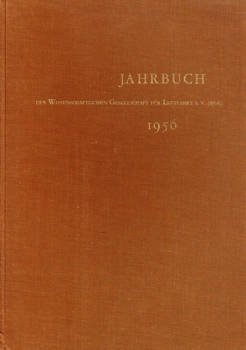 Jahrbuch 1956 der Wissenschaftlichen Gesellschaft für Luftfahrt e.V. ( WGL)