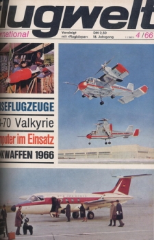 Flugwelt International - 1966 (gebunden): Vereinigt mit Flugkörper - Monatsschrift für Luft- und Raumfahrt