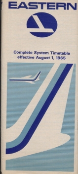 Eastern - Complete System Timetable 1965