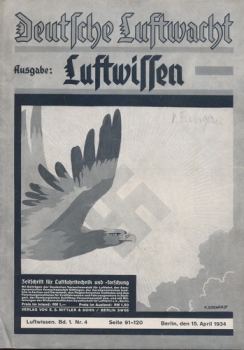 Deutsche Luftwacht - Ausgabe: Luftwissen - 1934 Heft 4 April: Zeitschrift für Luftfahrttechnik und -forschung