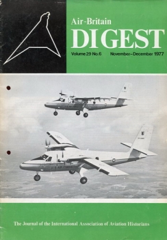 Air-Britain Digest 1977 November-December: The Journal of the International Association of Aviation Historians