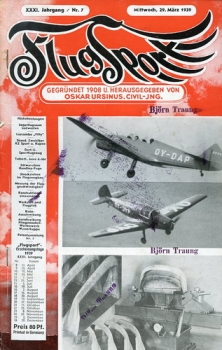 Flugsport 1939 Heft 07 v. 29.03.1939