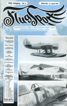 Flugsport 1939 Heft 08. v. 12.04.1939