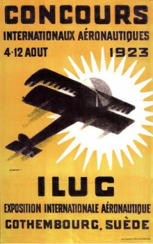 Concours Internationaux Aéronautiques 1923: ILUG 1923 - Exposition Internationale Aéronautique Gothenburg, Suéde
