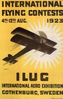 International Flying Contests 1923: ILUG 1923 - International Aero Exhibition Gothenburg, Sweden