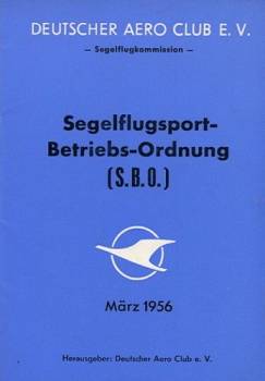 Segelflugsport-Betriebs-Ordnung (S.B.O.)