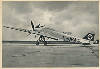 Junkersarbeit - Qualitätsarbeit! - Bild Nr. 39: Ganzmetall-Flugzeug Junkers-Ju 49 Baujahr 1933
