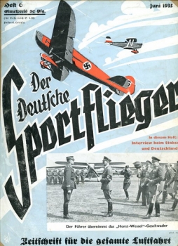 Der Deutsche Sportflieger 1935 Hefte 4 bis 12 gebunden: Zeitschrift für die gesamte Luftfahrt