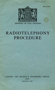 Radio Telephony Procedure: Ministry of Civil Aviation