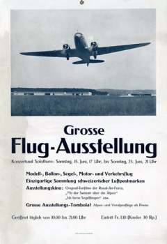 Grosse Flug-Austellung Solothurn: 15. bis 23. Juni