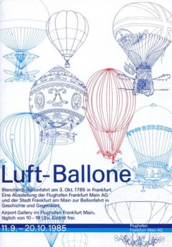Luft-Ballone: Blanchards Ballonfahrt am 3. Okt. 1785 in Frankfurt