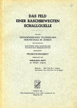 Das Feld einer raschbewegten Schallquelle