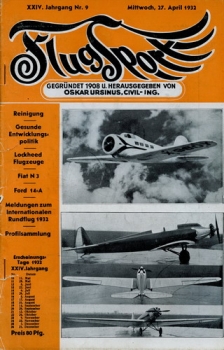 Flugsport 1932 Heft 09 v. 27.04.1932