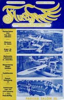 Flugsport 1932 Heft 25 v. 07.12.1932