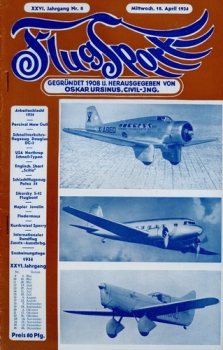 Flugsport 1934 Heft 08 v. 18.04.1934