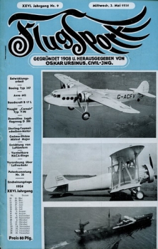 Flugsport 1934 Heft 09 v. 02.05.1934