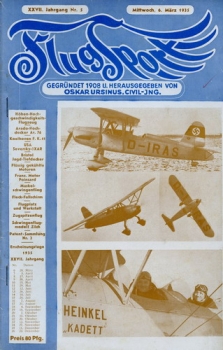 Flugsport 1935 Heft 05 v. 06.03.1935