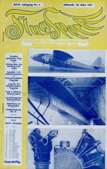 Flugsport 1935 Heft 06 v. 20.03.1935