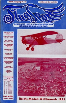 Flugsport 1935 Heft 13 v. 26.06.1935