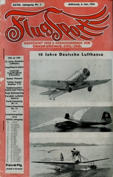 Flugsport 1936 Heft 01 v. 08.01.1936
