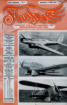 Flugsport 1937 Heft 07 v. 31.03.1937