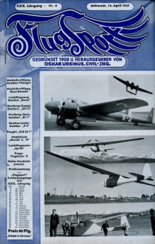 Flugsport 1937 Heft 08 v. 14.04.1937