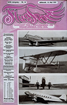 Flugsport 1937 Heft 10 v. 12.05.1937