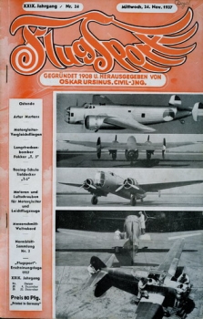 Flugsport 1937 Heft 24 v. 24.11.1937
