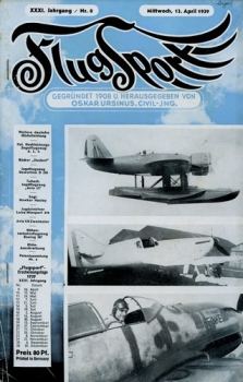 Flugsport 1939 Heft 08 v. 12.04.1939