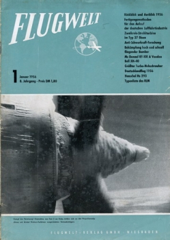 Flugwelt - 1956 Heft 1 Januar: Offizielles Organ des Bundesverbandes der Deutschen Luftfahrtindustrie e.V.