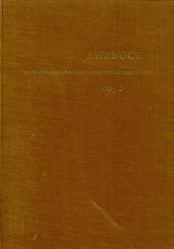 Jahrbuch 1956 der Wissenschaftlichen Gesellschaft für Luftfahrt e.V. ( WGL)