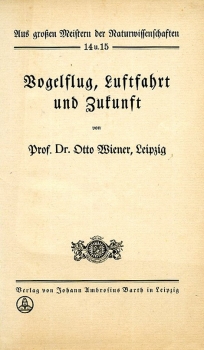 Vogelflug, Luftfahrt und Zukunft