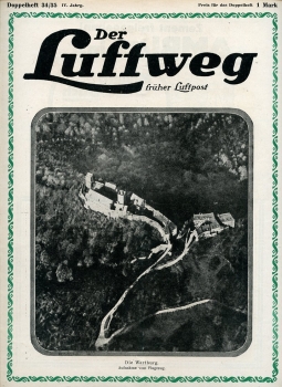 Der Luftweg - 1920 Heft 34/35: früher Luftpost - Illustrierte Zeitschrift für Luftverkehr und Flugsport