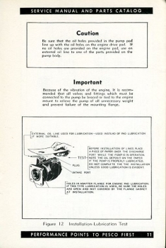 Preview: Standard Engine Driven Vacuum Pumps: Service Manual with Parts Catalog