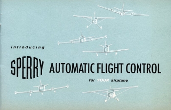 Introducing Sperry Automatic Flight Control for Your Airplane