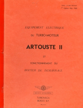 Equipment Electrique du Turbo-Moteur Artouste II: et Fonctionnement du Boitier de Demarrage