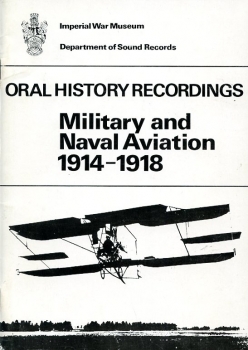 Military and Naval Aviation 1914-1918: Oral History Recordings